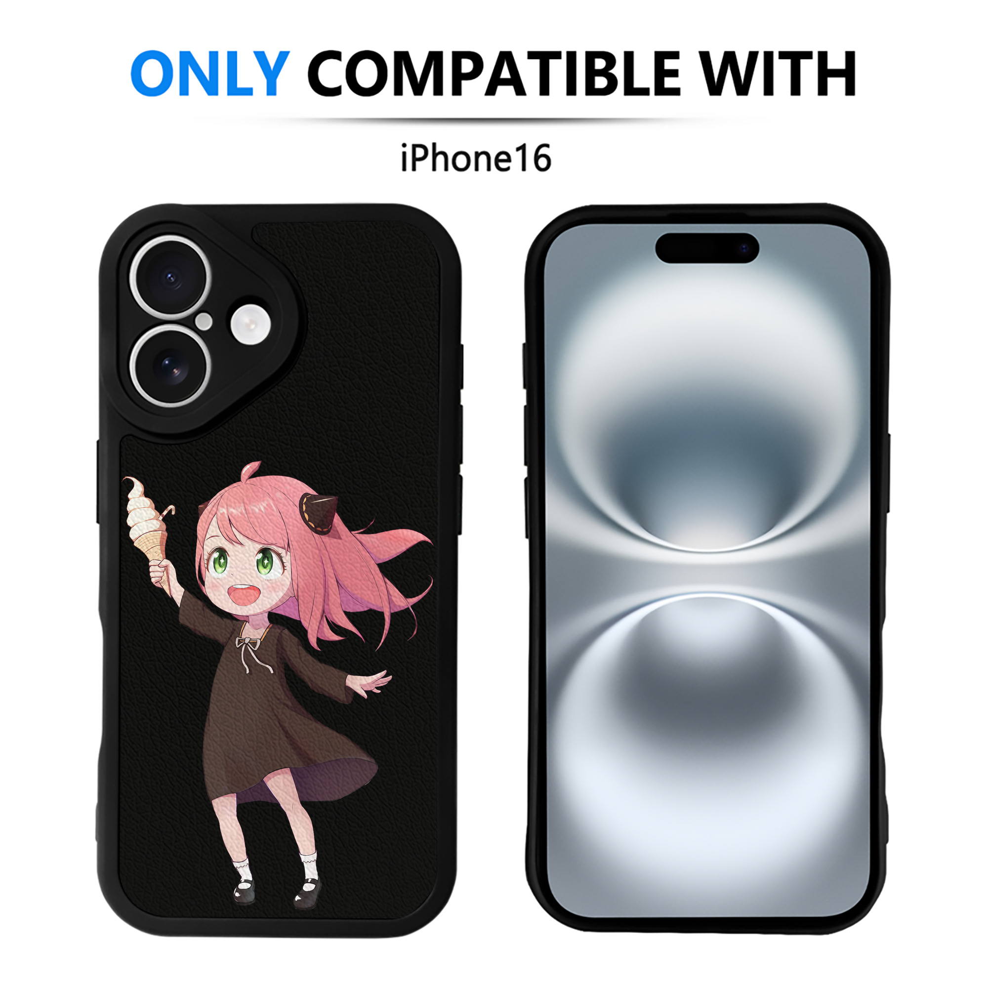 （画像用） SPY×FAMILY间谍家家酒 【iPhone 16シリーズ対応】シリコンスマホケース（レザー調） 材質：シリコン